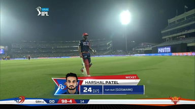 M42: DD vs SRH – Harshal Patel Wicket