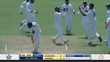 Irani Cup 2022, Saurashtra v Rest of India: Rest of India 1st Innings Fall of Wickets