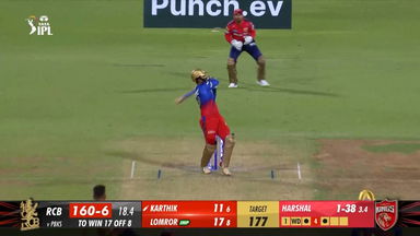 M06: RCB vs PBKS – Dinesh Karthik Six