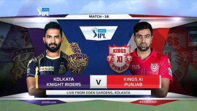 IPL 2018 M18: KKR vs KXIP – Match Highlights
