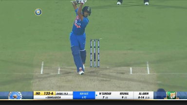 IND vs BAN 2019, 1st T20I: Washington Sundar Six