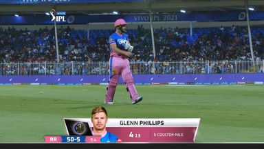 M51: RR vs MI – Glenn Phillips Wicket