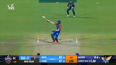 M64: DC vs LSG – Abishek Porel Six
