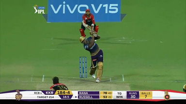 M35: KKR vs RCB – Andre Russell Six