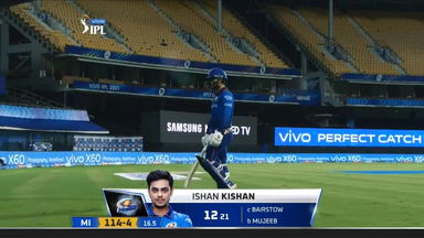 M09: MI vs SRH  –Ishan Kishan Wicket