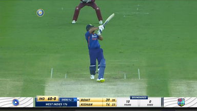 IND vs WI 2022, 1ST ODI: Rohit Sharma Six