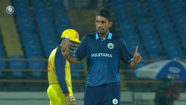 Vijay Hazare Trophy 2023 SF1: Anshul Kamboj shines with excellent spell of 4/30