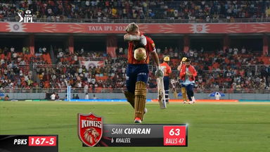 M02: PBKS vs DC –  Sam Curran Wicket