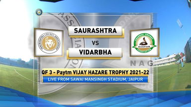 Vijay Hazare Trophy 2021-22, QF3, Saurashtra v Vidarbha: Match Highlights