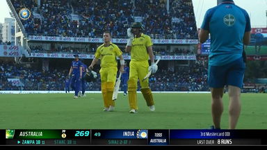 IND vs AUS 2023, 3RD ODI: Mitchell Starc Wicket
