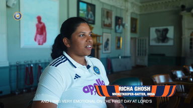 The feeling of making history at the Home of Cricket