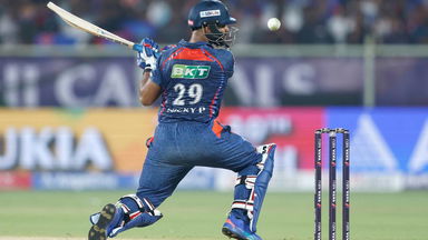 Terrific Adjustment: Pooran's excellent reverse scoop