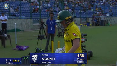 IND-W vs AUS-W 2025, 3rd ODI: Beth Mooney Wicket
