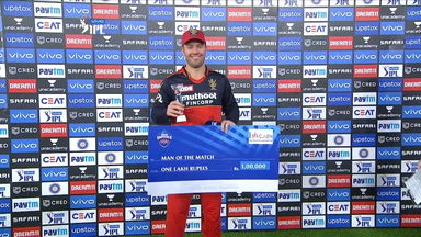 M22: DC vs RCB  – Man of the Match – AB de Villiers