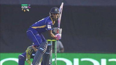M12: COB vs BT –  Akeal Hosein Wicket
