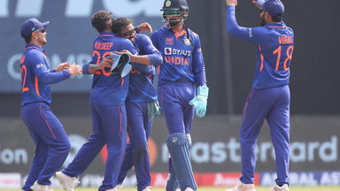 RIPPER: Jadeja pulls off a diving catch to dismiss Labuschagne