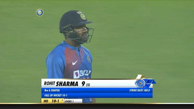 IND vs BAN 2019, 1st T20I: Rohit Sharma Wicket