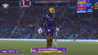 IPL 2026 M38: LSG vs KKR - Rovman Powell Wicket