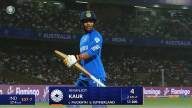 IND-W vs AUS-W 2023-24, 2nd T20I: Amanjot Kaur Wicket