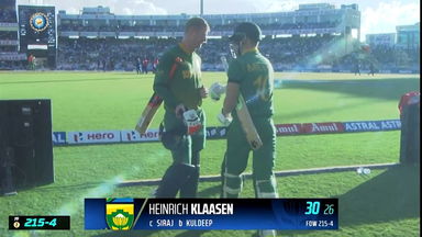 IND vs SA 2022, 2ND ODI: Heinrich Klaasen  Wicket