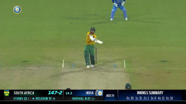 IND vs SA 2022, 3RD T20I: Rilee Rossouw  Six