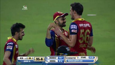 M58: RCB vs RR – Chris Morris Wicket