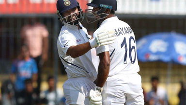 DRS to Mayank Agarwal's rescue