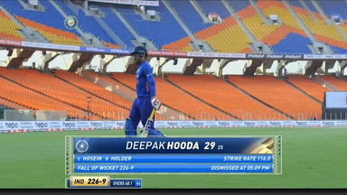 IND vs WI 2022, 2ND ODI: Deepak Hooda Wicket