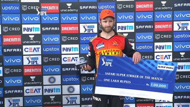 M23: CSK vs SRH  – Safari Super Striker of the Match – Kane Williamson