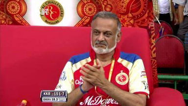 Match 10 RCB vs KKR – Shakib's Wicket