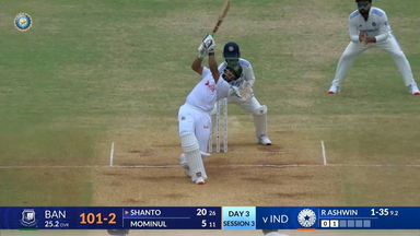 IND vs BAN 2024, 1ST Test: Najmul Hossain Shanto Six