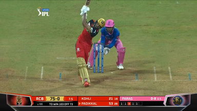 M16: RCB vs RR – Devdutt Padikkali Six