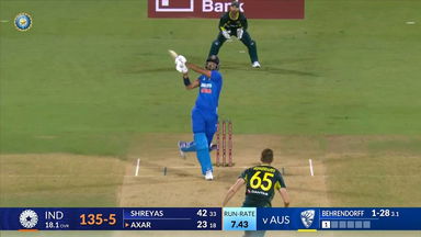 IND vs AUS 2023-24, 5TH T20I: Axar Patel Six