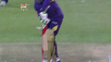 M5: AA vs KKR – Kallis c Vincent b Azhar Mahmood