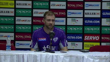 CLT20 2014 M6: COB vs HOB  –   Press Conference – Aiden Blizzard