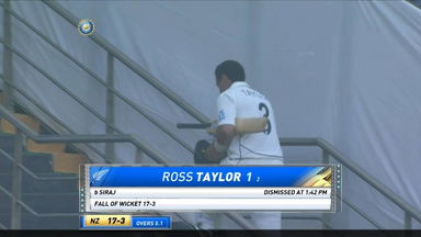 IND vs NZ 2021, 2nd Test, Day 2: Ross Taylor  Wicket