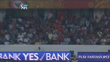 M18: SRH vs KXIP – David Warner Wicket