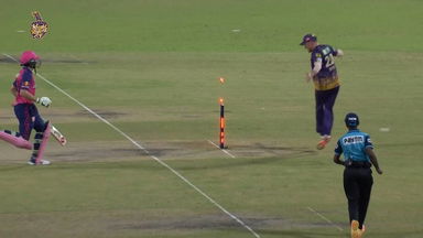 Bulls-eye: Muscle-Russell's direct-hit sends Buttler back