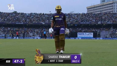 M39: KKR vs GT – Shardul Thakur  Wicket