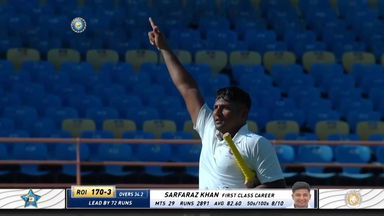 Sarfaraz Khan dazzles with a brilliant 138