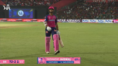 IPL 2025 M42: RCB vs RR - Yashasvi Jaiswal Wicket