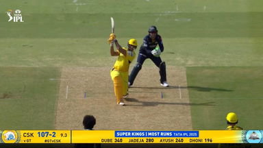 IPL 2025 M67: GT vs CSK - Shivam Dube Six
