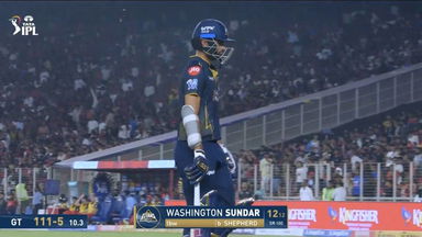 IPL 2026 M42: GT vs RCB - Washington Sundar Wicket