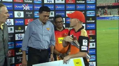 M48: SRH vs KXIP – Man of the Match – David Warner