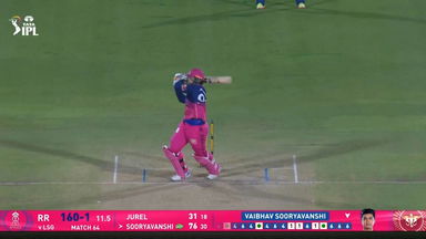 IPL 2026 M64: RR vs LSG - Vaibhav Sooryavanshi Six
