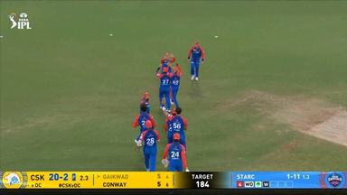 IPL 2025 M17: CSK vs DC - Ruturaj Gaikwad Wicket