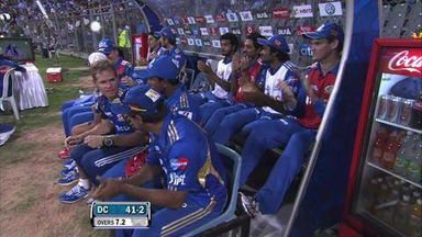 Match 40 DC vs MI – Jaggi's Wicket