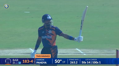 Vijay Hazare Trophy 2025-26, Baroda vs Chandigarh: Hardik Pandya’s quick-fire 75(31)