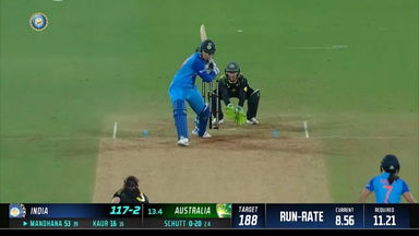 IND-W vs AUS-W 2022, 2ND T20I: Smriti Mandhana Six