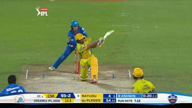 M34: DC vs CSK – Ambati Rayudu Six